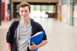 teen in school learning about teen relationship counseling