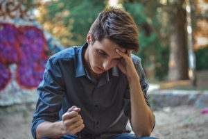 teen boy learning about teen trauma